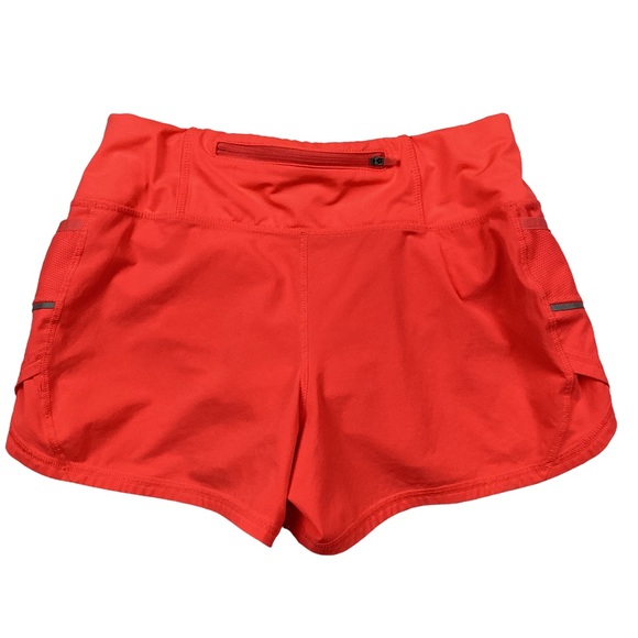 Athleta Ready Set Go Short Orange 4” - Picture 4 of 15